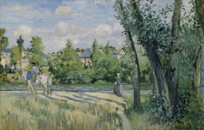 Luce del Sole sulla Strada, Pontoise da Camille Jacob Pissarro